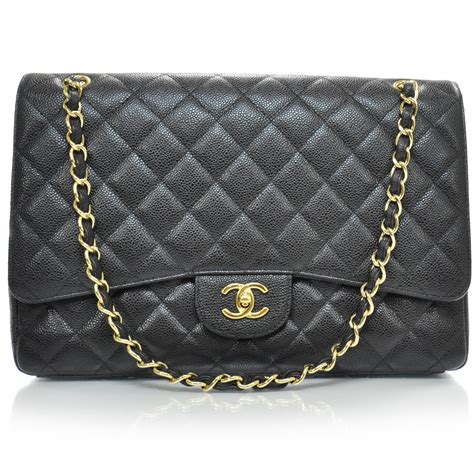 chanel caviar maxi single flap|Pre.